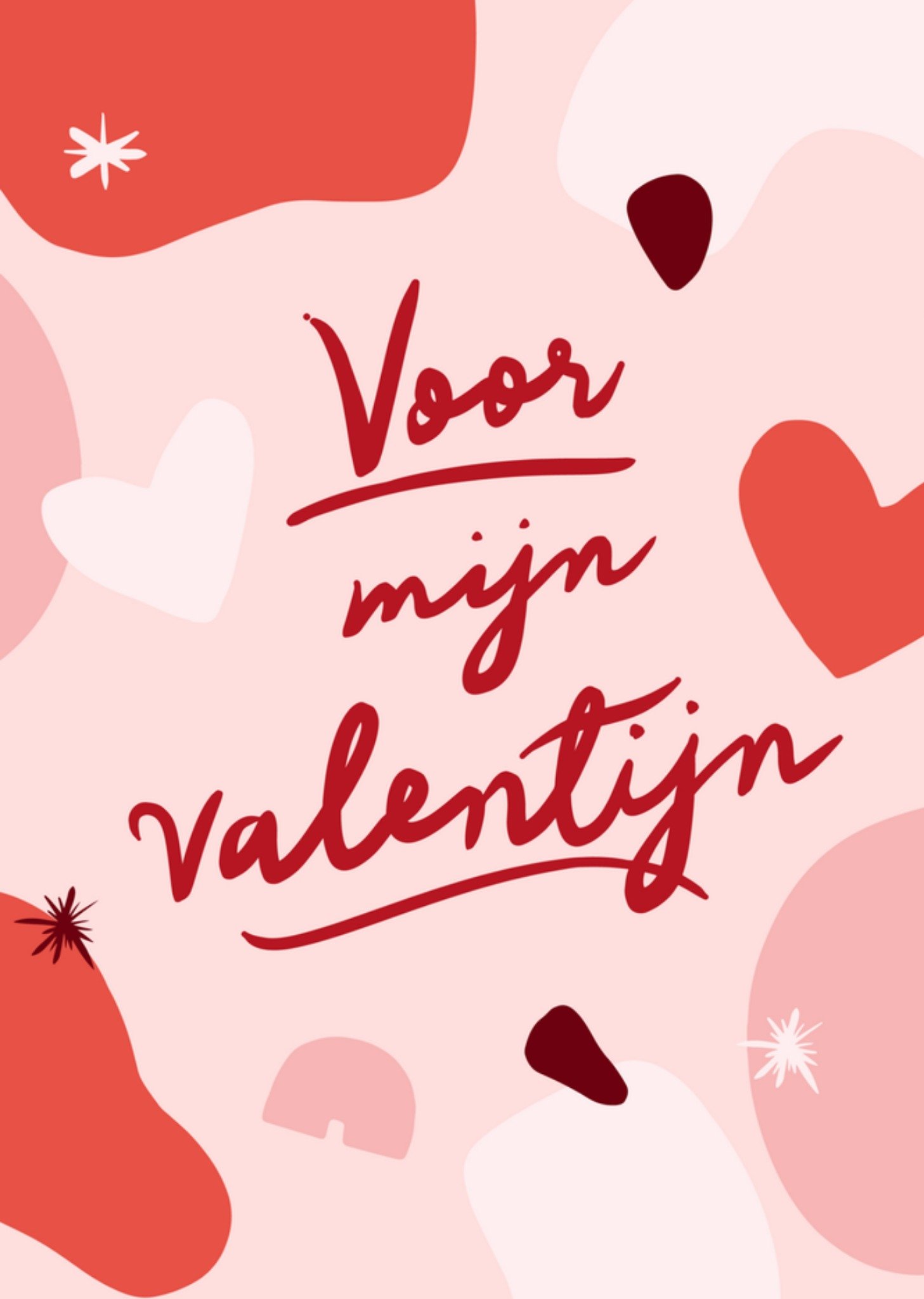 Valentijnskaart voor mijn valentijn Kaart Greetz
