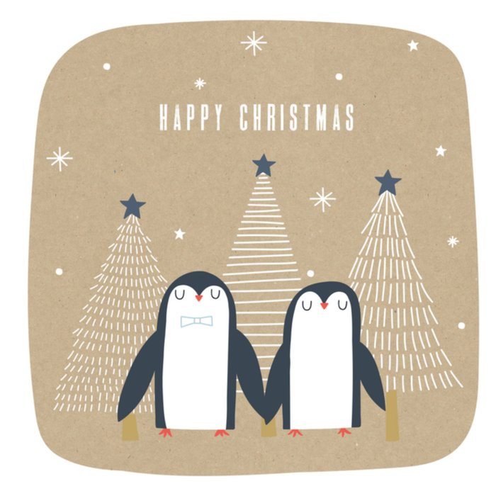 Greetz | Kerstkaart | pinguin