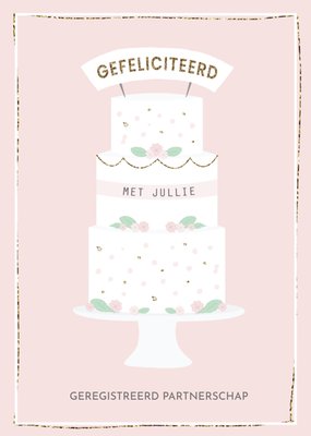 Greetz | Huwelijkskaart | Gefeliciteerd Met Jullie Geregistreerd Partnerschap | Aanpasbare foto enn tekst