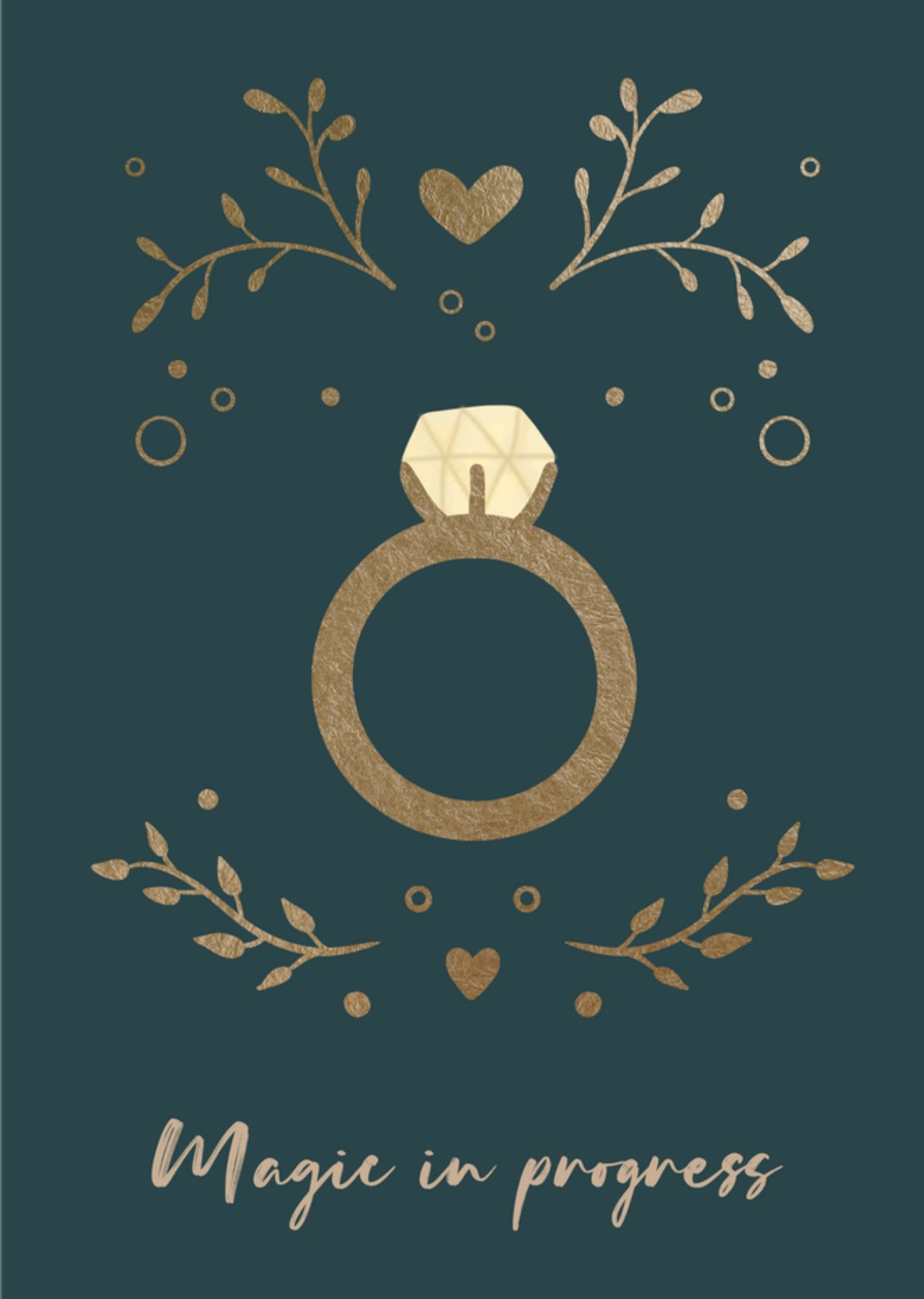 Greetz Huwelijkskaart Magic in progress Standard Card