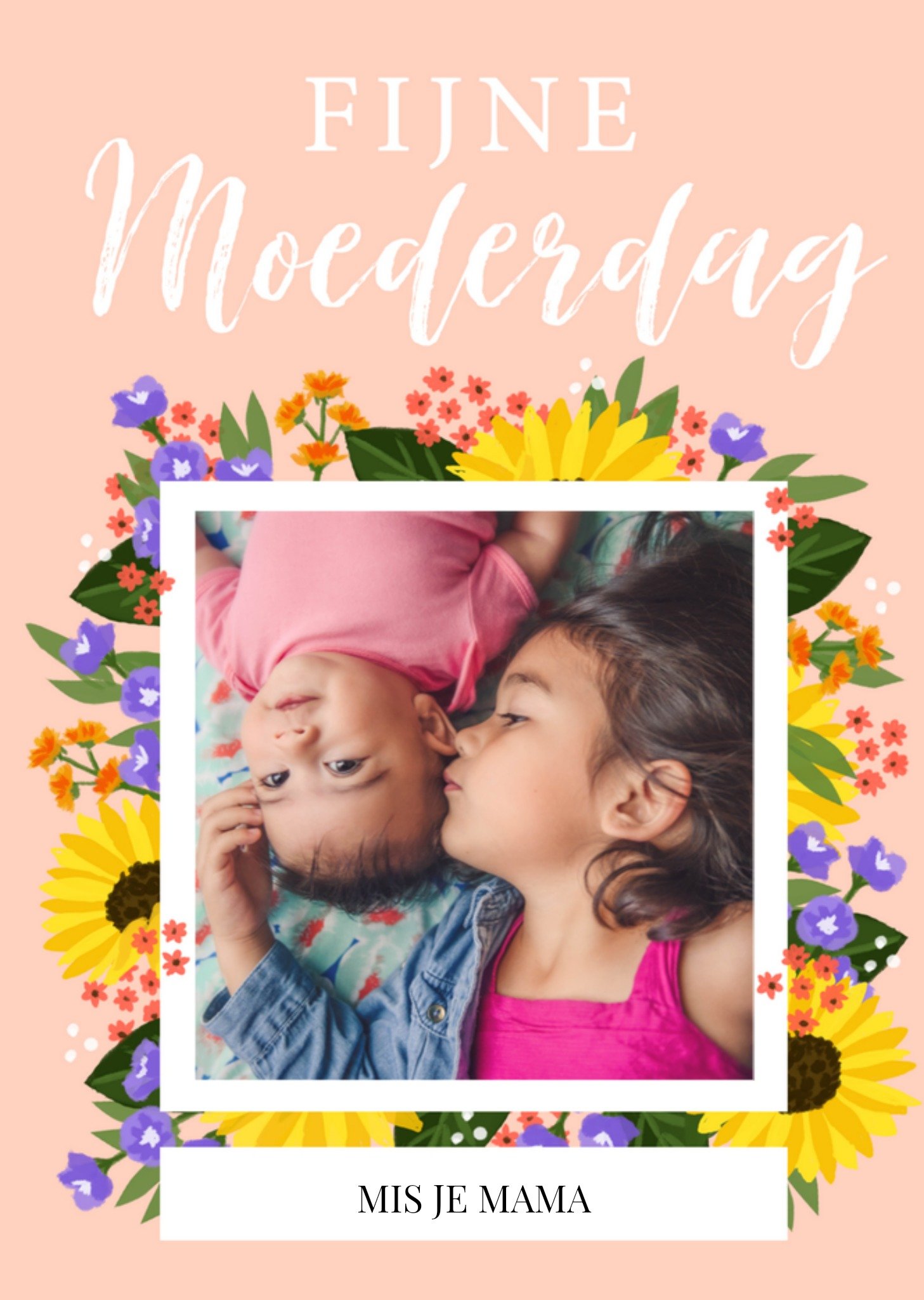 Okey Dokey Design Moederdagkaart bloem foto Kaart Making Meadows