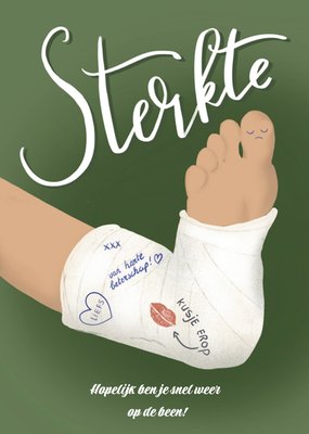Tsjip | Beterschapskaart | iets gebroken