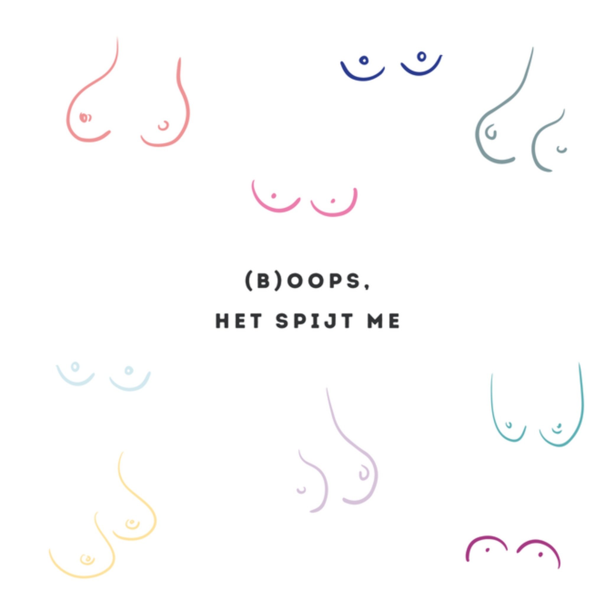 Greetz Sorry kaart borsten het spijt me Vierkant