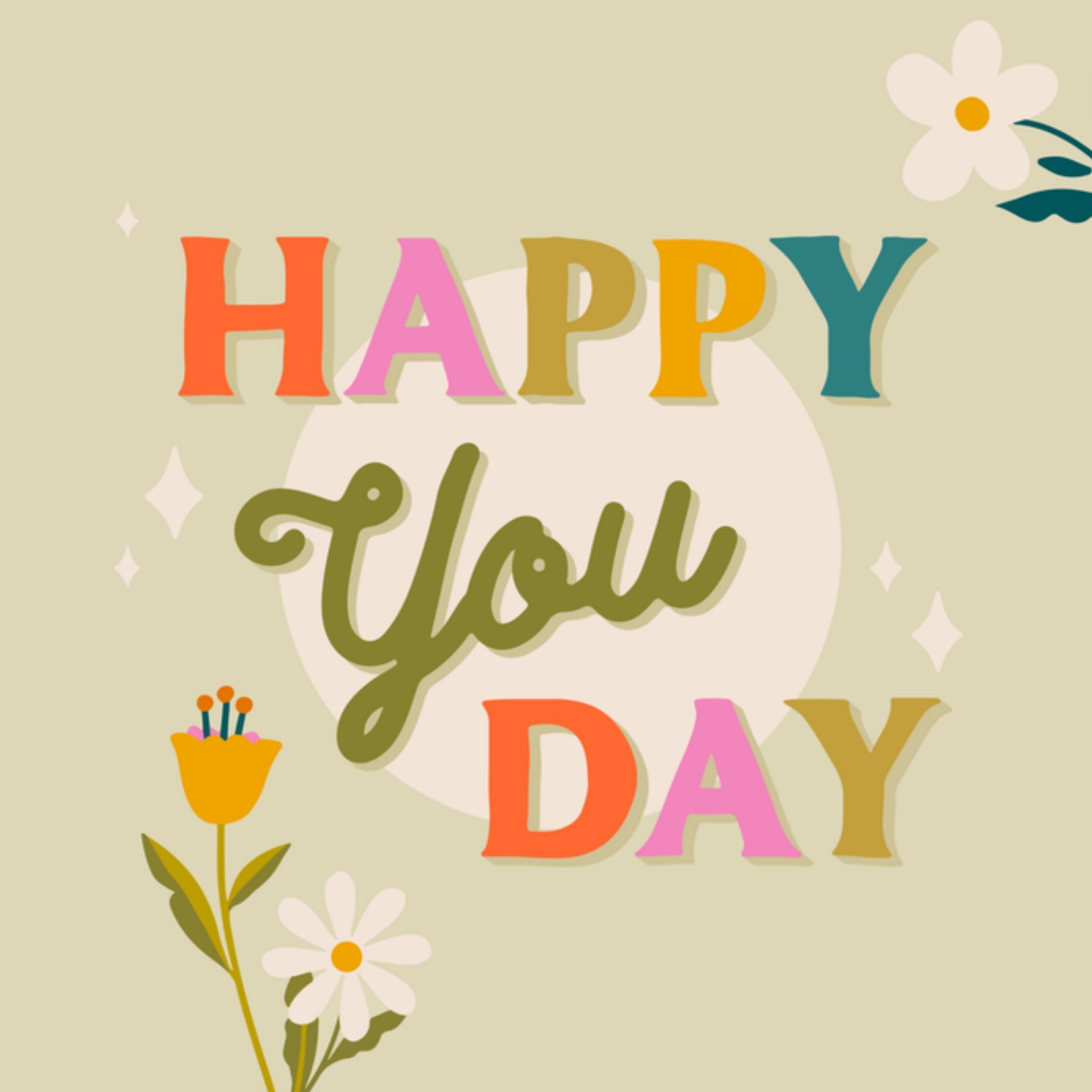 Greetz Verjaardagskaart happy you day Vierkant