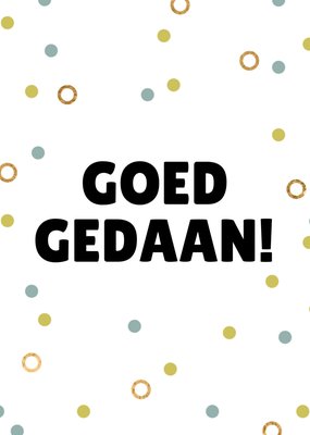 Greetz | Geslaagd kaart | goed gedaan