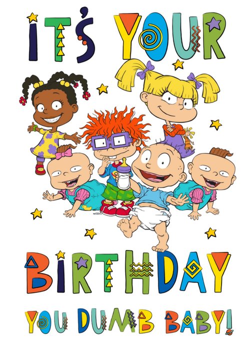 Rugrats | Verjaardagskaart | You dumb baby