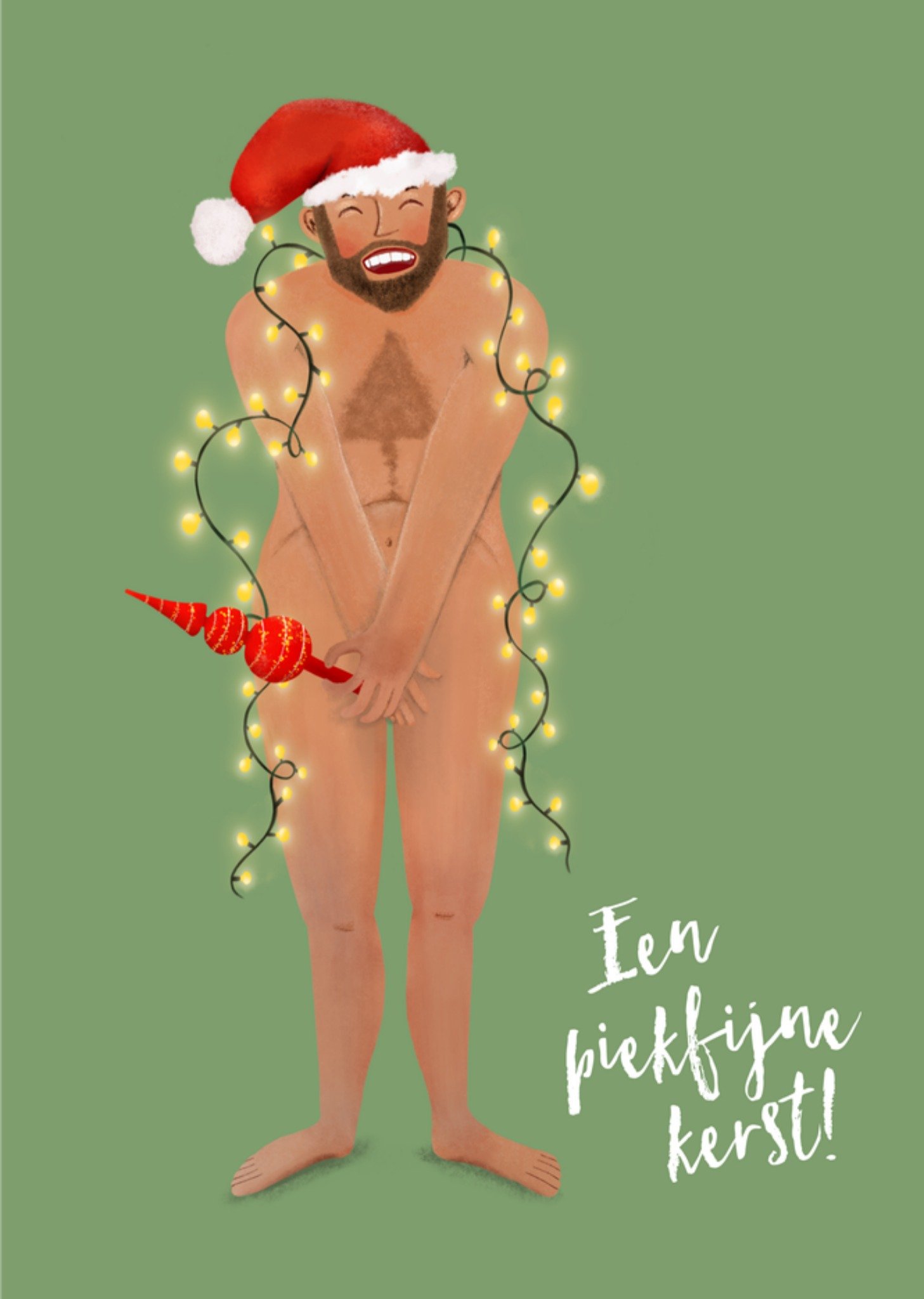 Greetz Kerstkaart kerstmuts Standard Card