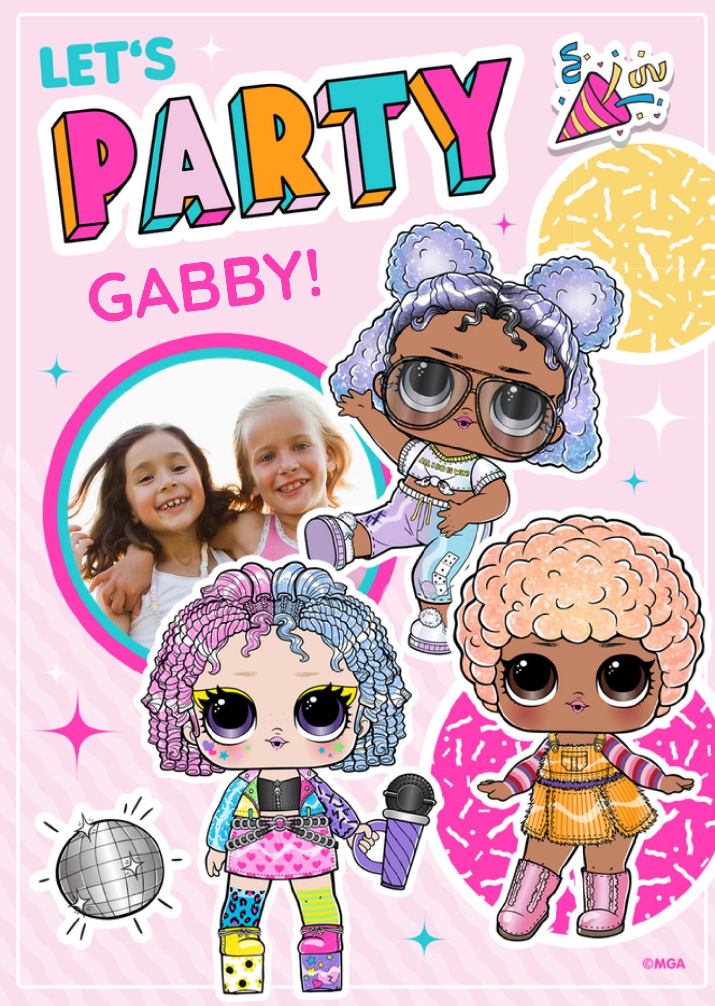 L. O.L Surprise Verjaardagskaart Let