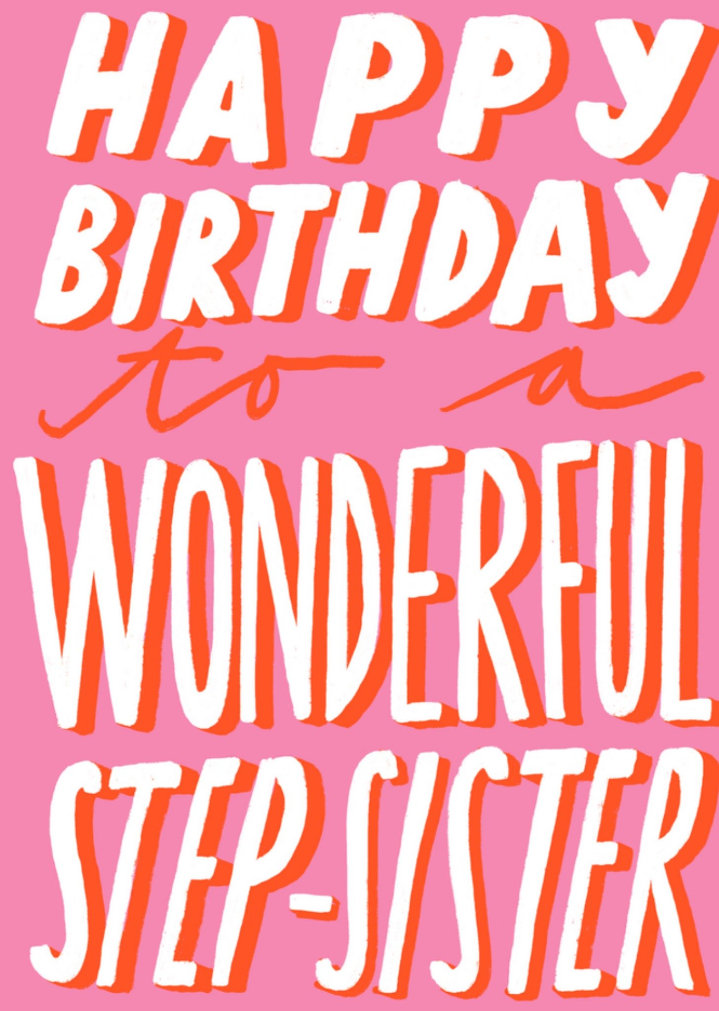 Greetz Verjaardag Roze Stiefzus Standard Card