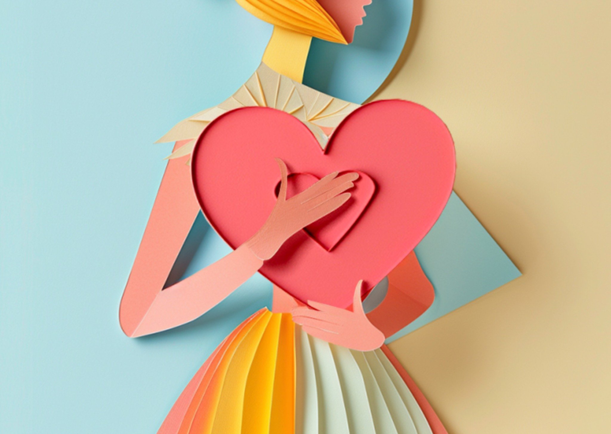 Jubileumkaart Paper Art Hart Greetz