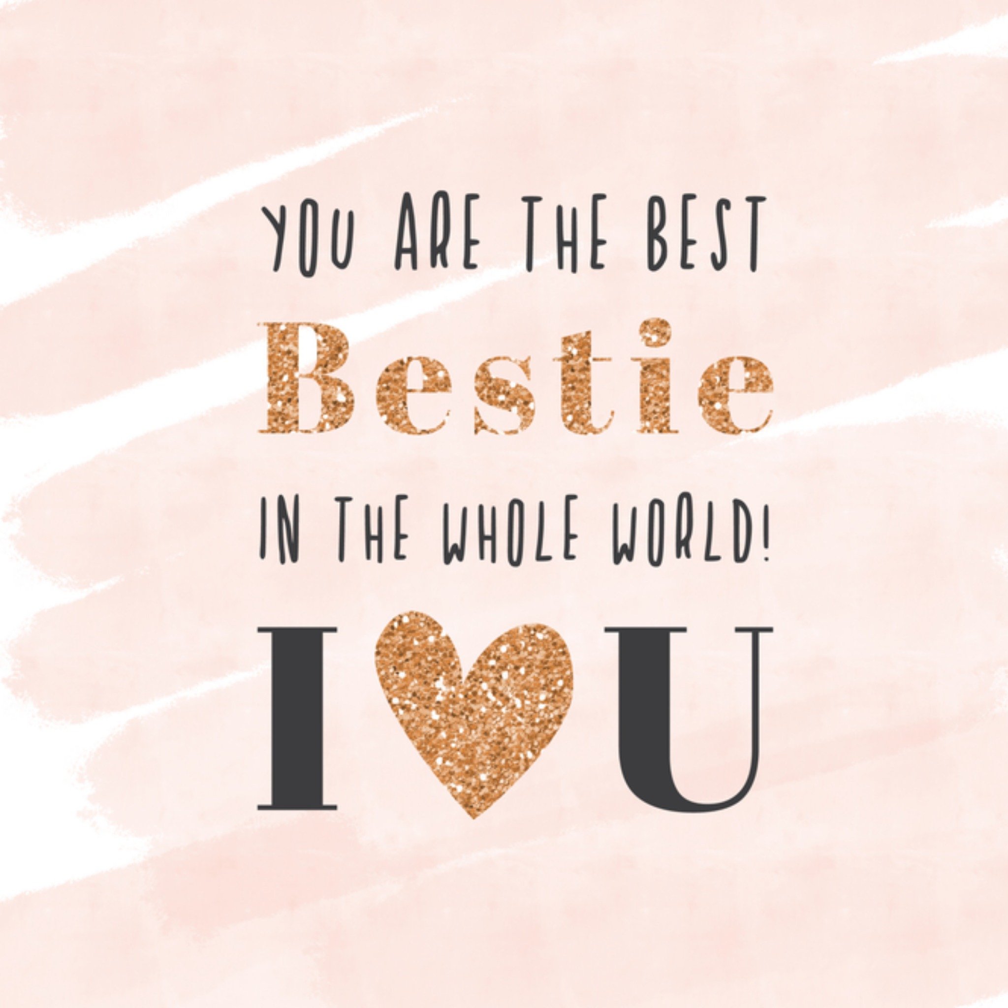 Valentijnskaart bestie Vierkante Kaart Tsjip