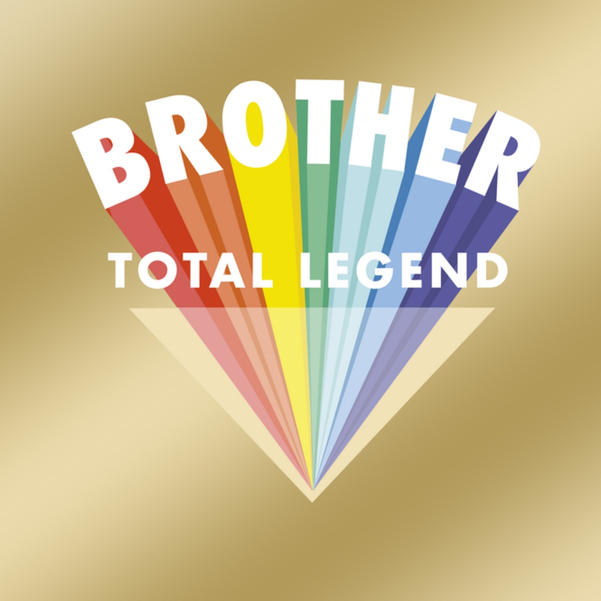 Verjaardagskaart Brother Total legend Vierkante Kaart UK Greetings