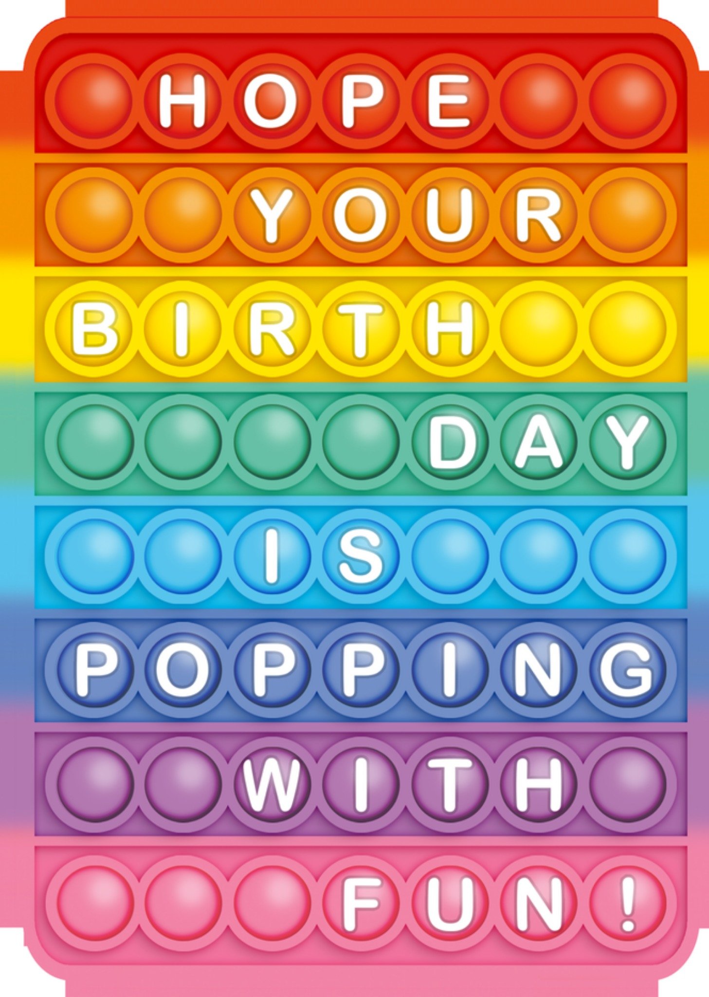 Verjaardagskaart Popping With Fun Kaart UK Greetings