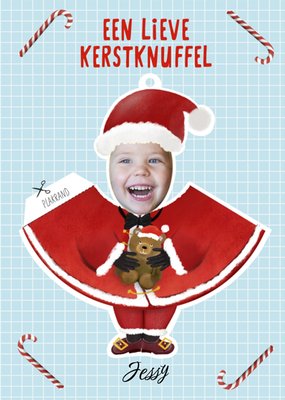 Patricia Hooning | Kerstkaart | Met foto | Kerstknuffel