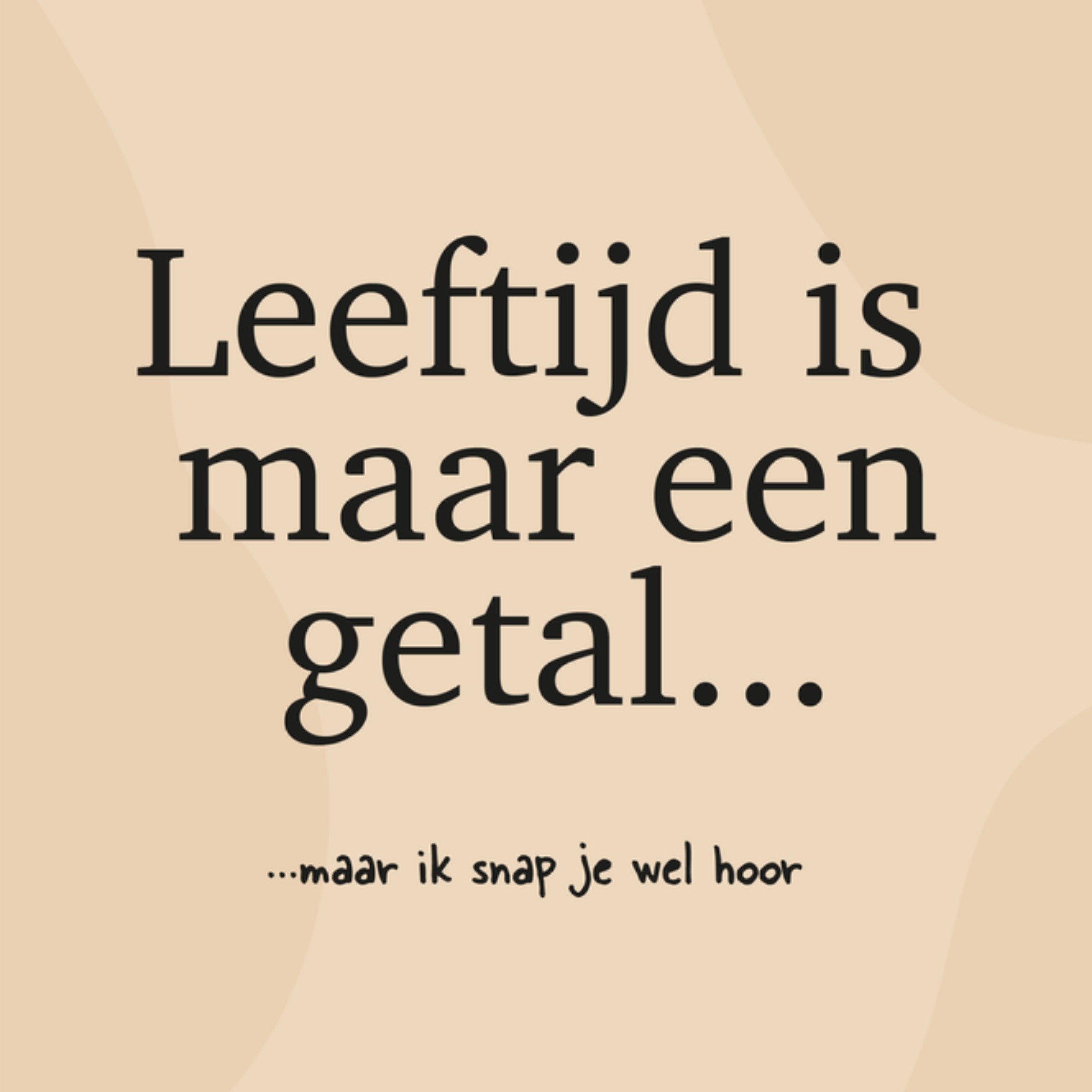 Greetz Verjaardagskaart Lief Vierkant