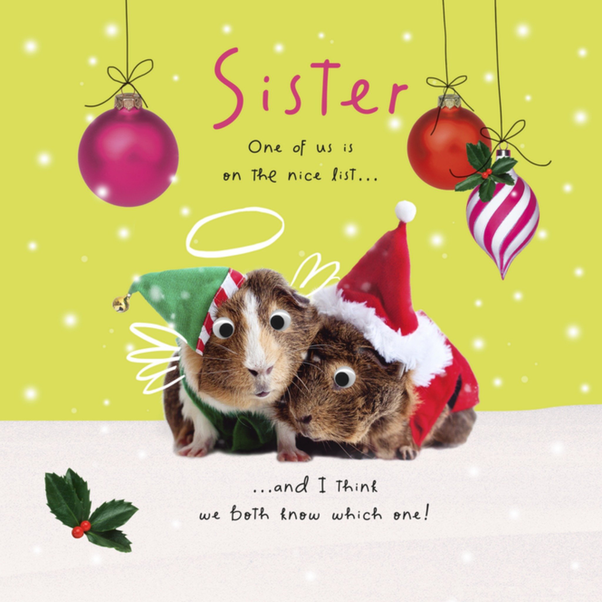 Kerstkaart Sister UK Greetings