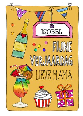 Sandysign | Verjaardagskaart | Lieve Mama