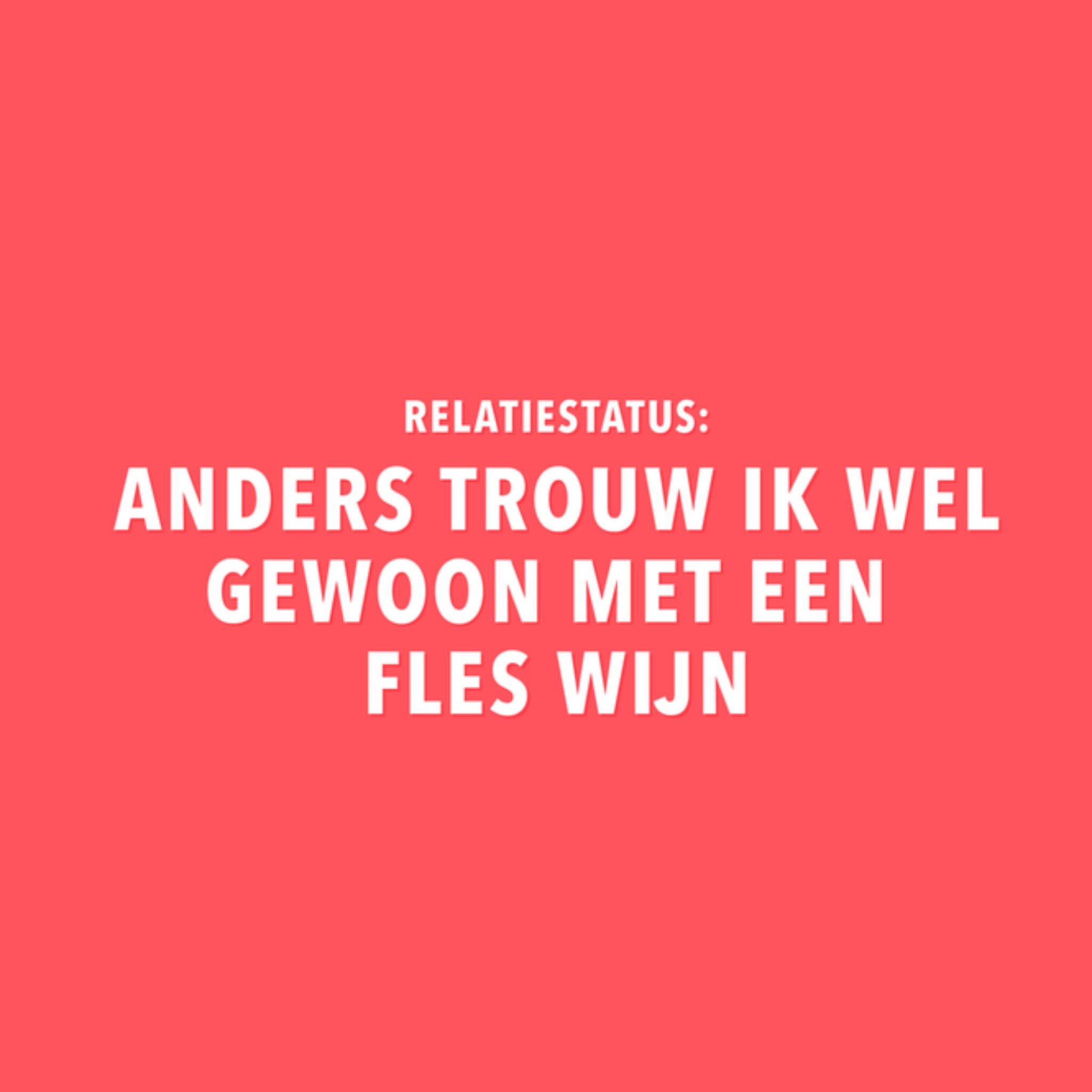 Greetz Valentijnskaart fles wijn grappig Vierkant