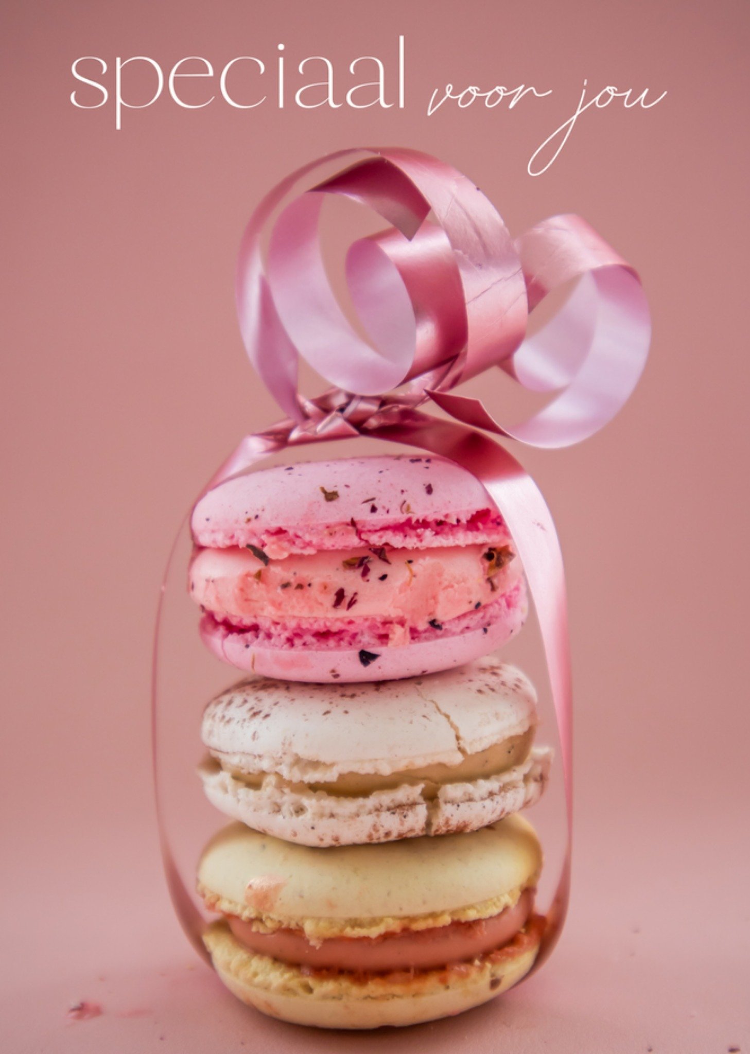 Dag van de Leidster macaron Kaart Photoflash