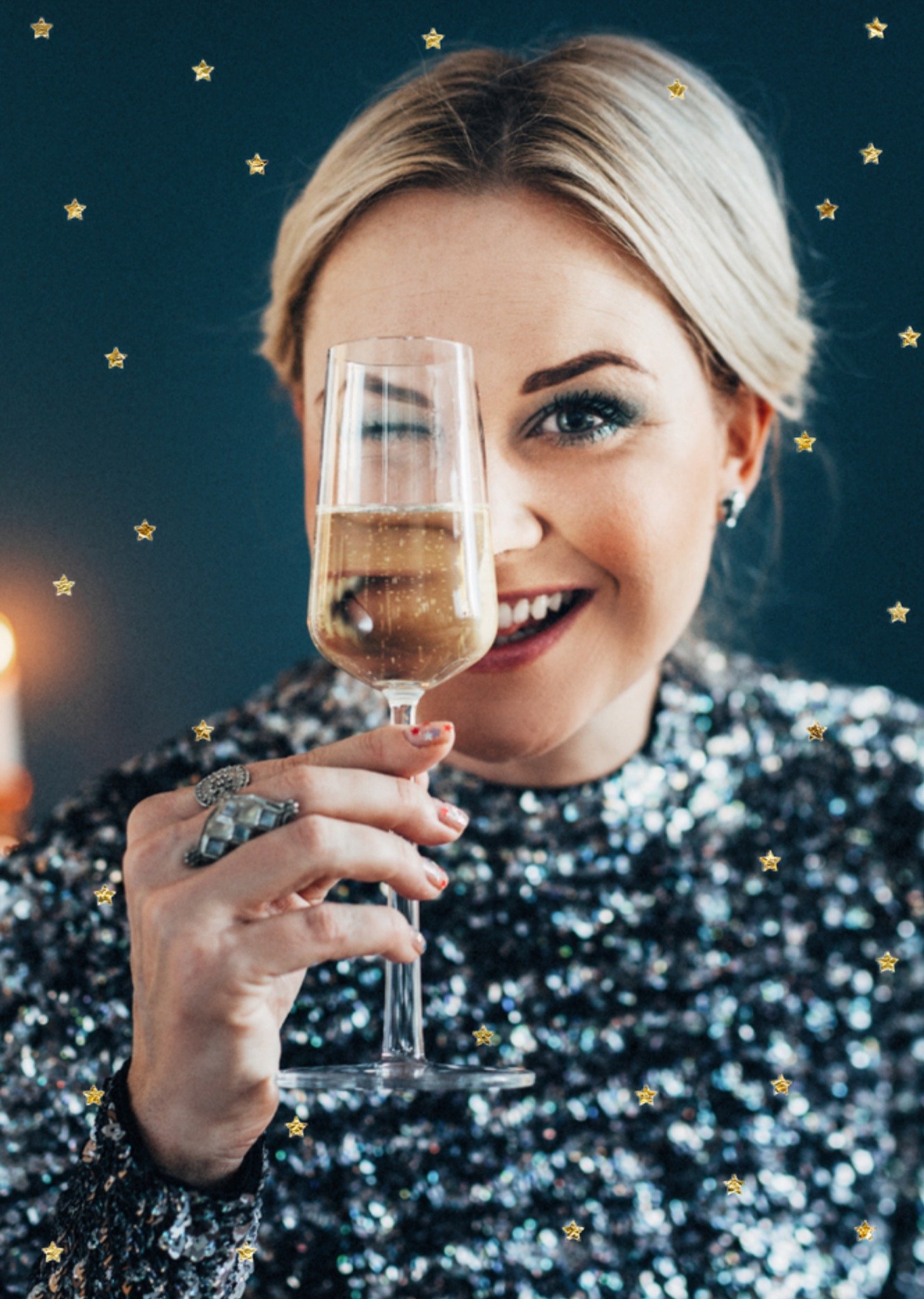 Nieuwjaarskaart Fotokaart Kaart Greetz