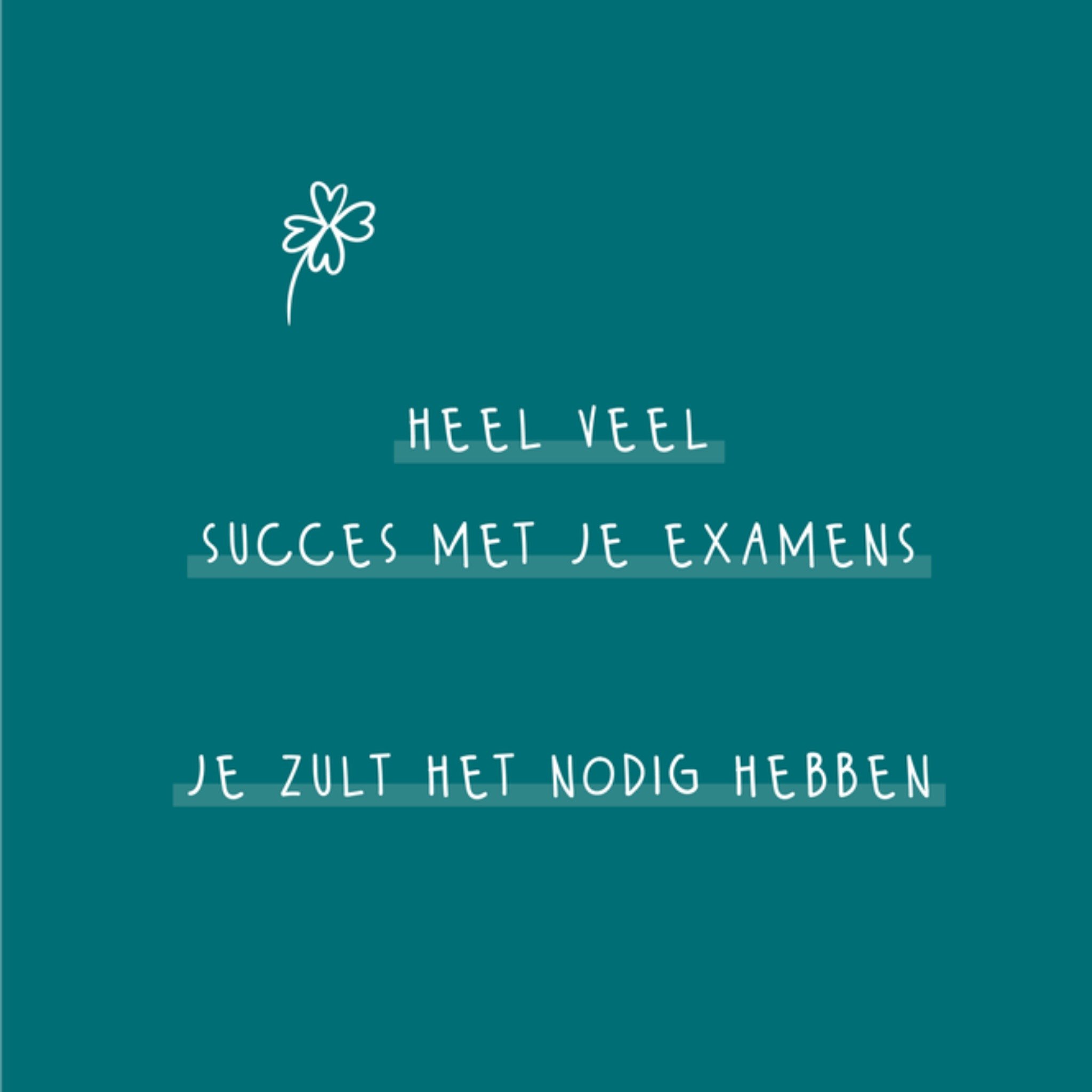 Greetz Succeskaart Examen Vierkant