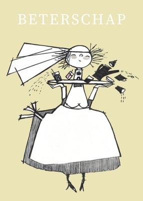 Fiep Westendorp | Beterschapskaart | Illustratie