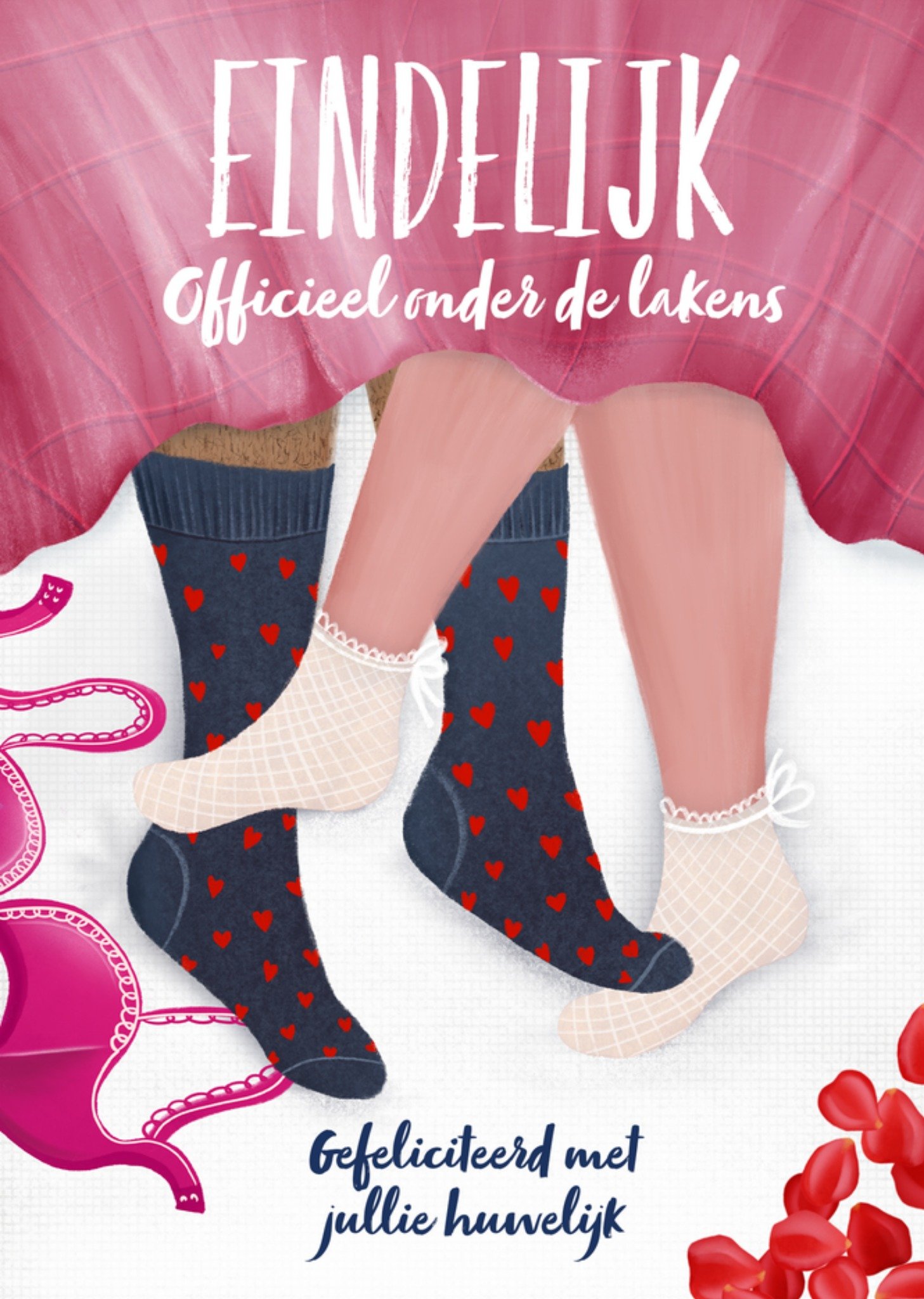 Patricia Hooning Huwelijkskaart Eindelijk Kaart Fishuals