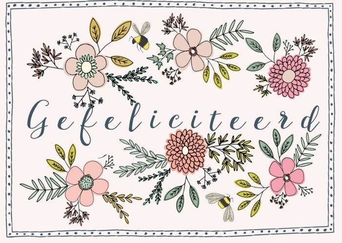 Greetz | Felicitatiekaart | bloemen