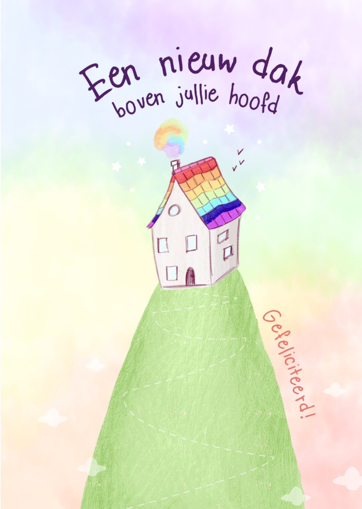 Nieuwe woning huisje Kaart Liefs Jansje