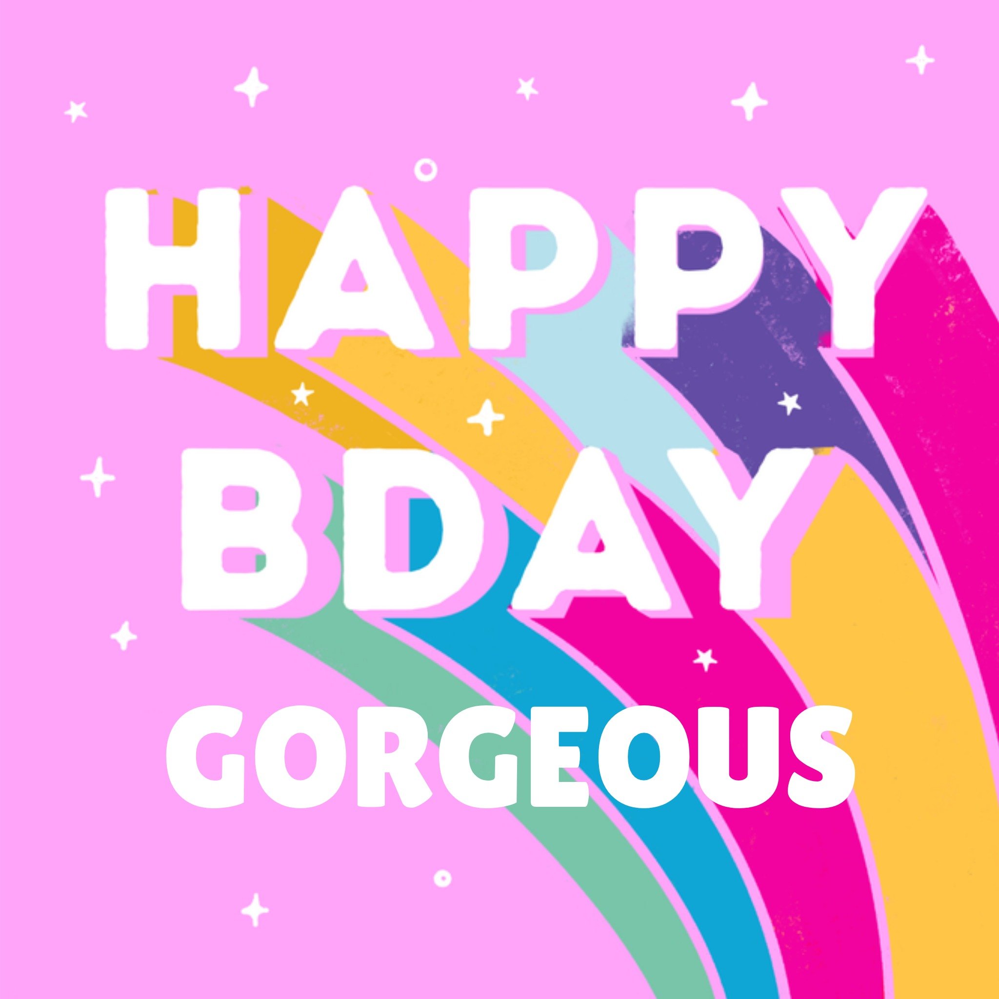 Greetz Verjaardagskaart Neutraal Vierkant