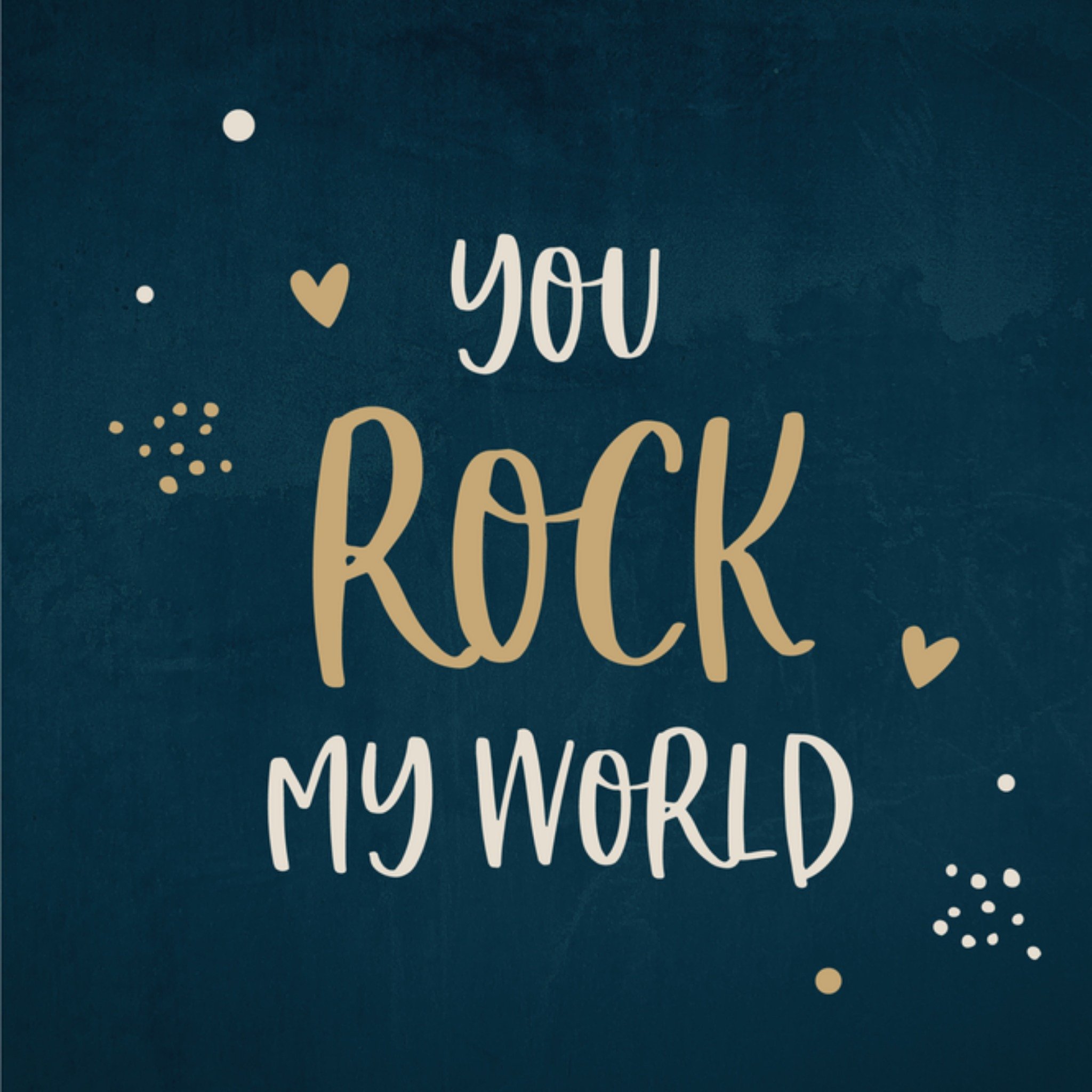 Papercute Valentijn you rock my world Vierkant
