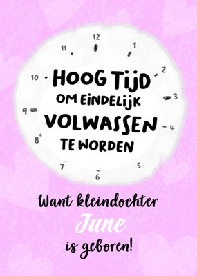 Liefs Jansje | Geboortekaart | Kleindochter