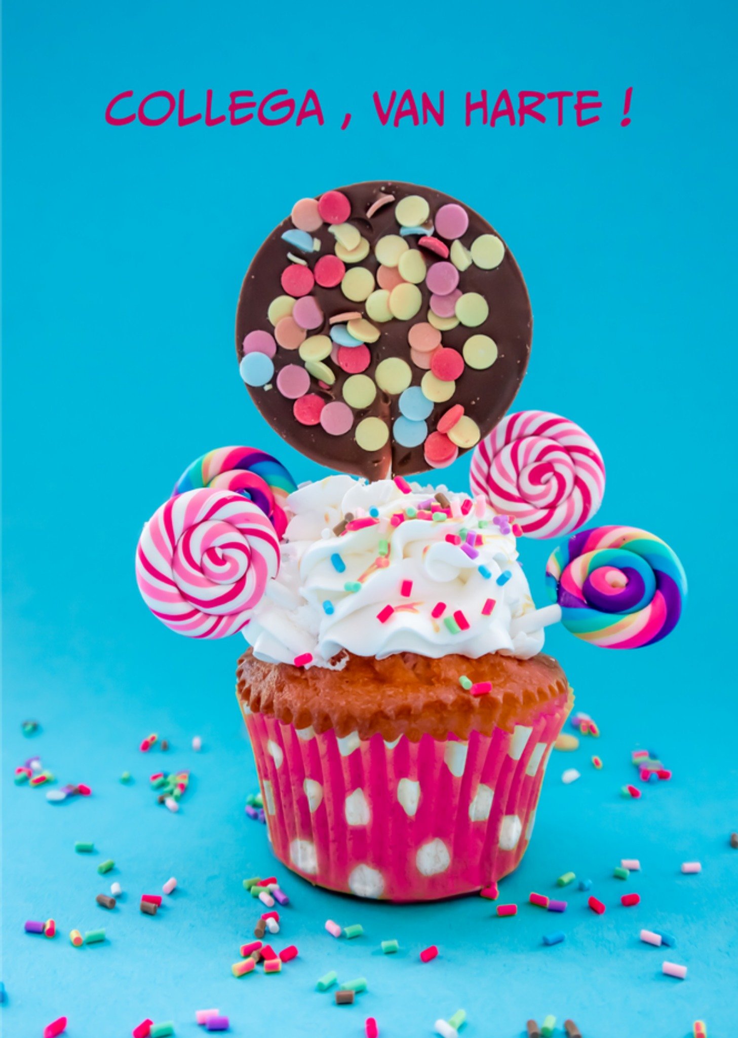 Verjaardagskaart Collega Kaart Photoflash