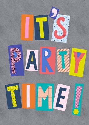 Greetz | Verjaardagskaart | it's party time!