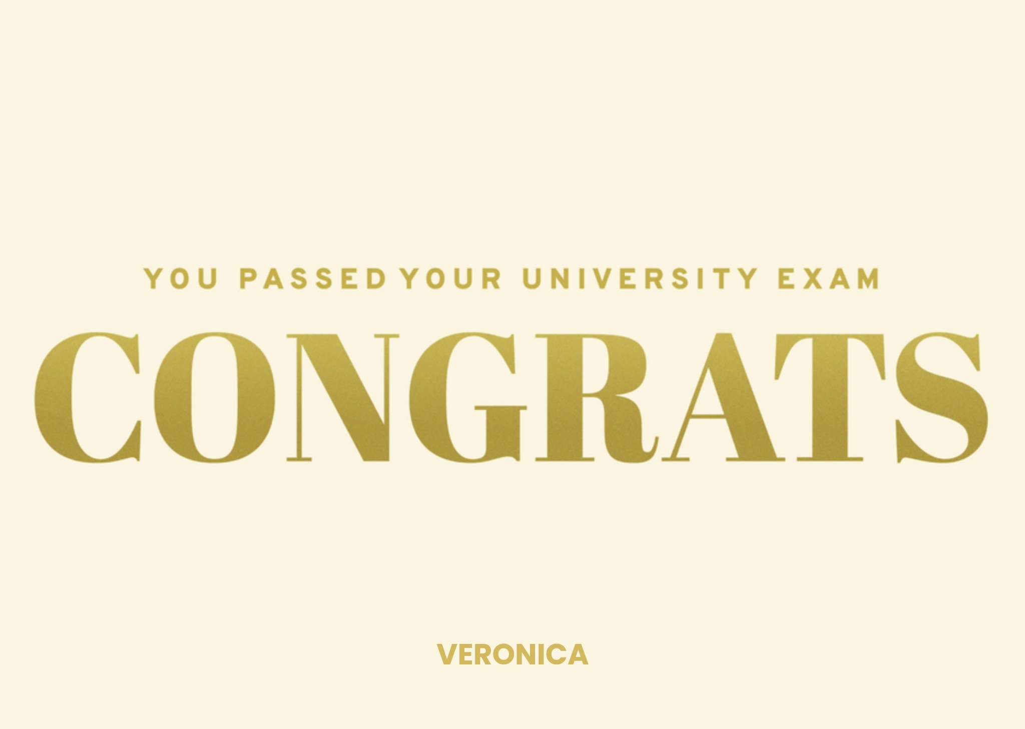 Geslaagd kaart met aanpasbare naam Kaart Pearl Ivy