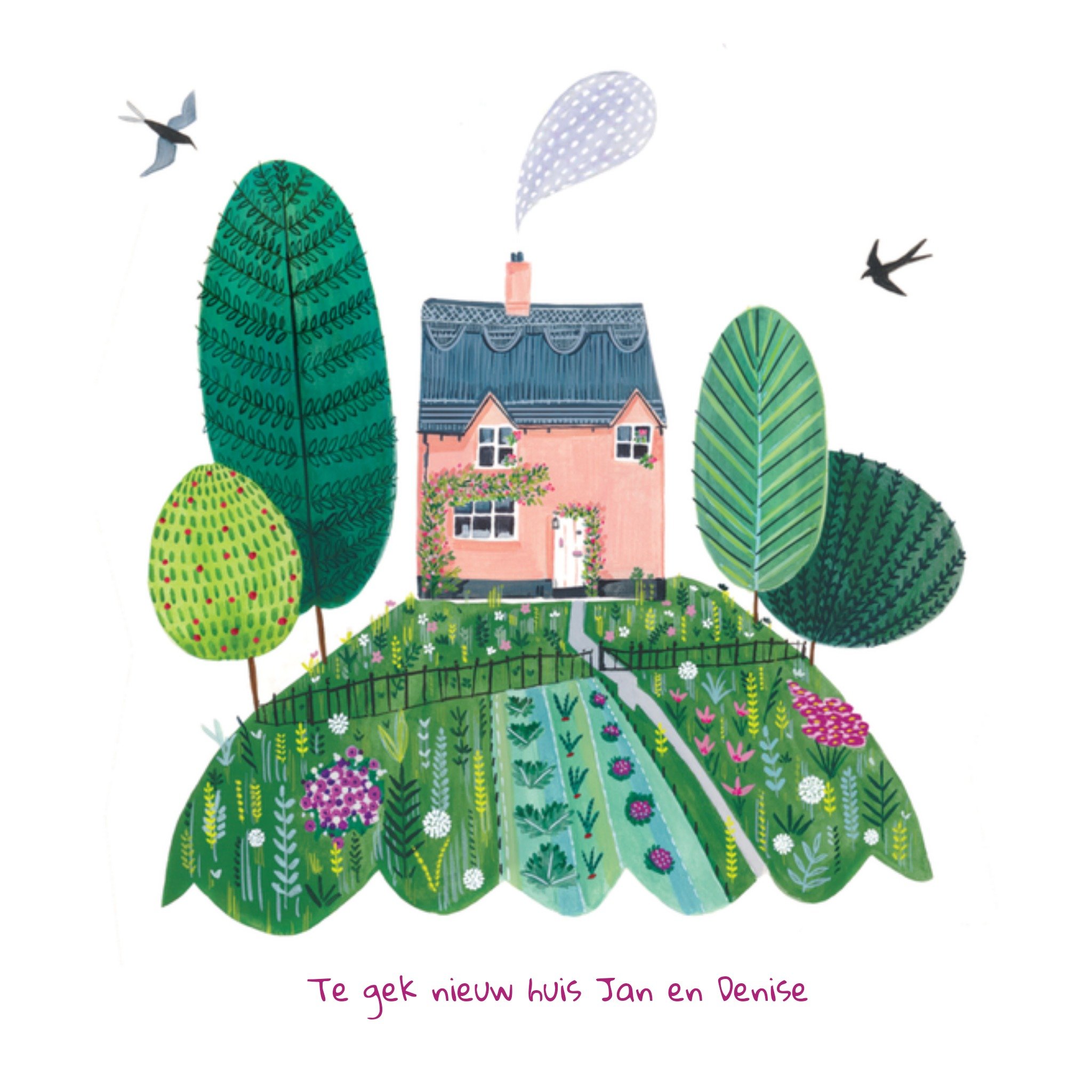 Nieuwe woning met naam Vierkante Kaart Ling Design