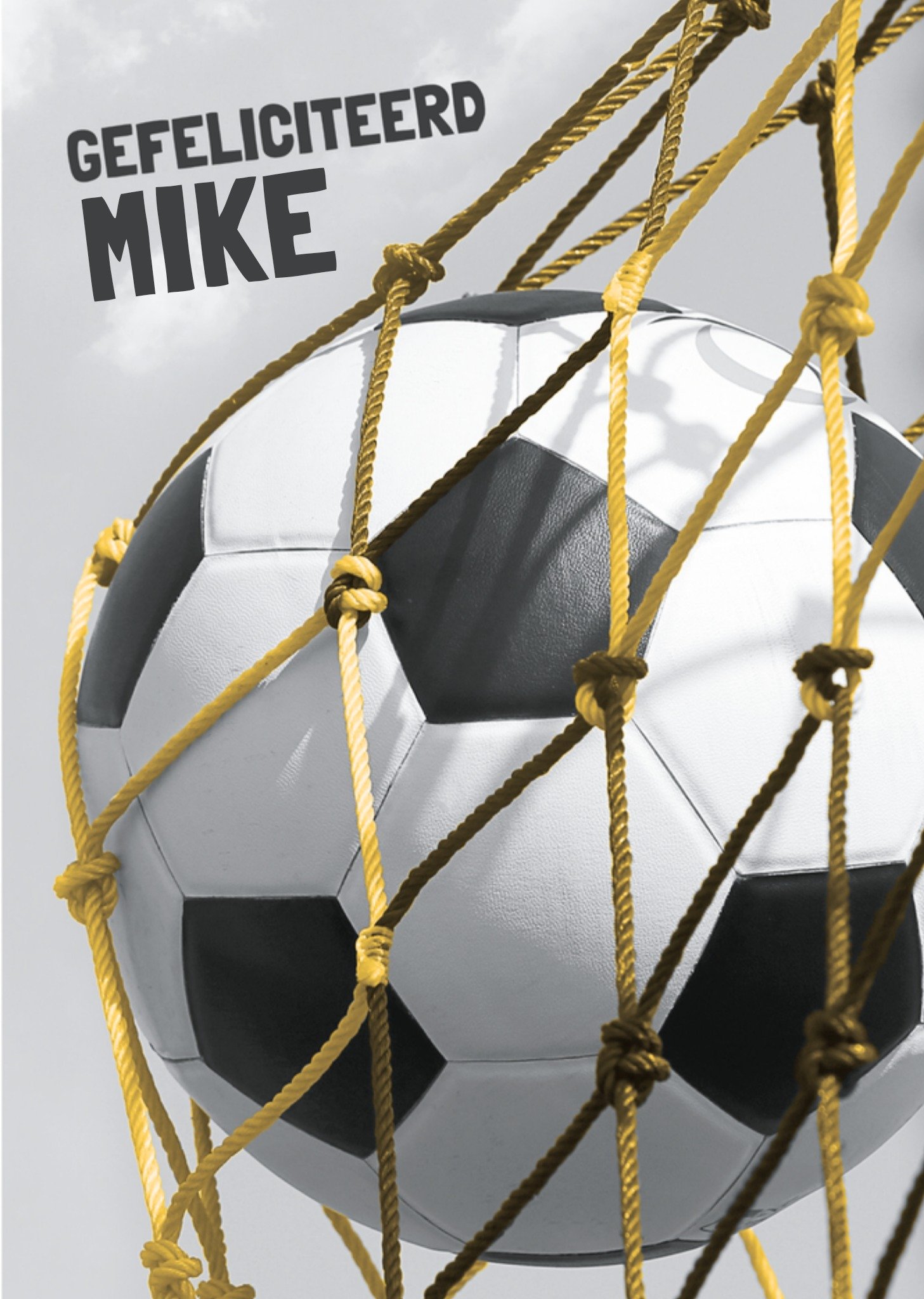 Verjaardagskaart Voetbal Kaart TMS