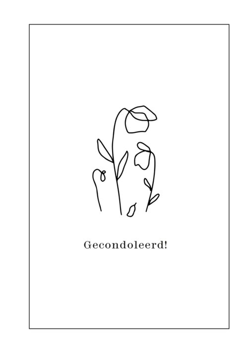 Dagelijksebroodkruimels | Condoleancekaart | Bloemen