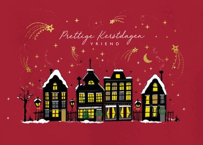 Paperclip | Kerstkaart | Huisjes