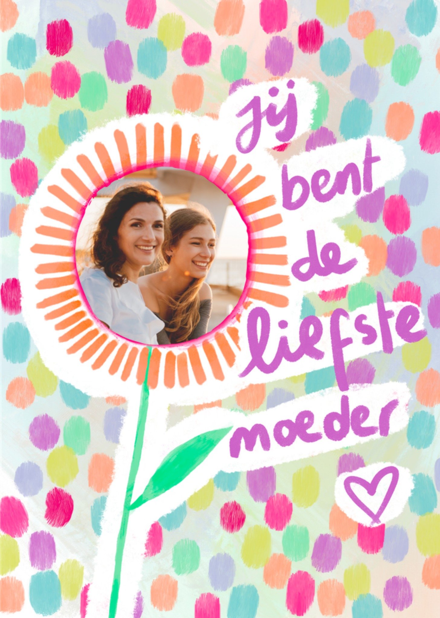 Moederdagkaart Jij Bent De Liefste Moeder Kaart Greetz