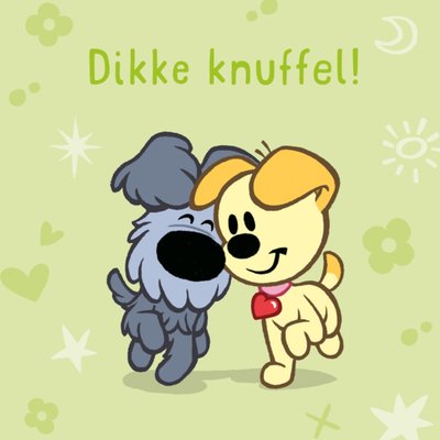 Woezel en Pip | Beterschapskaart | Dikke knuffel