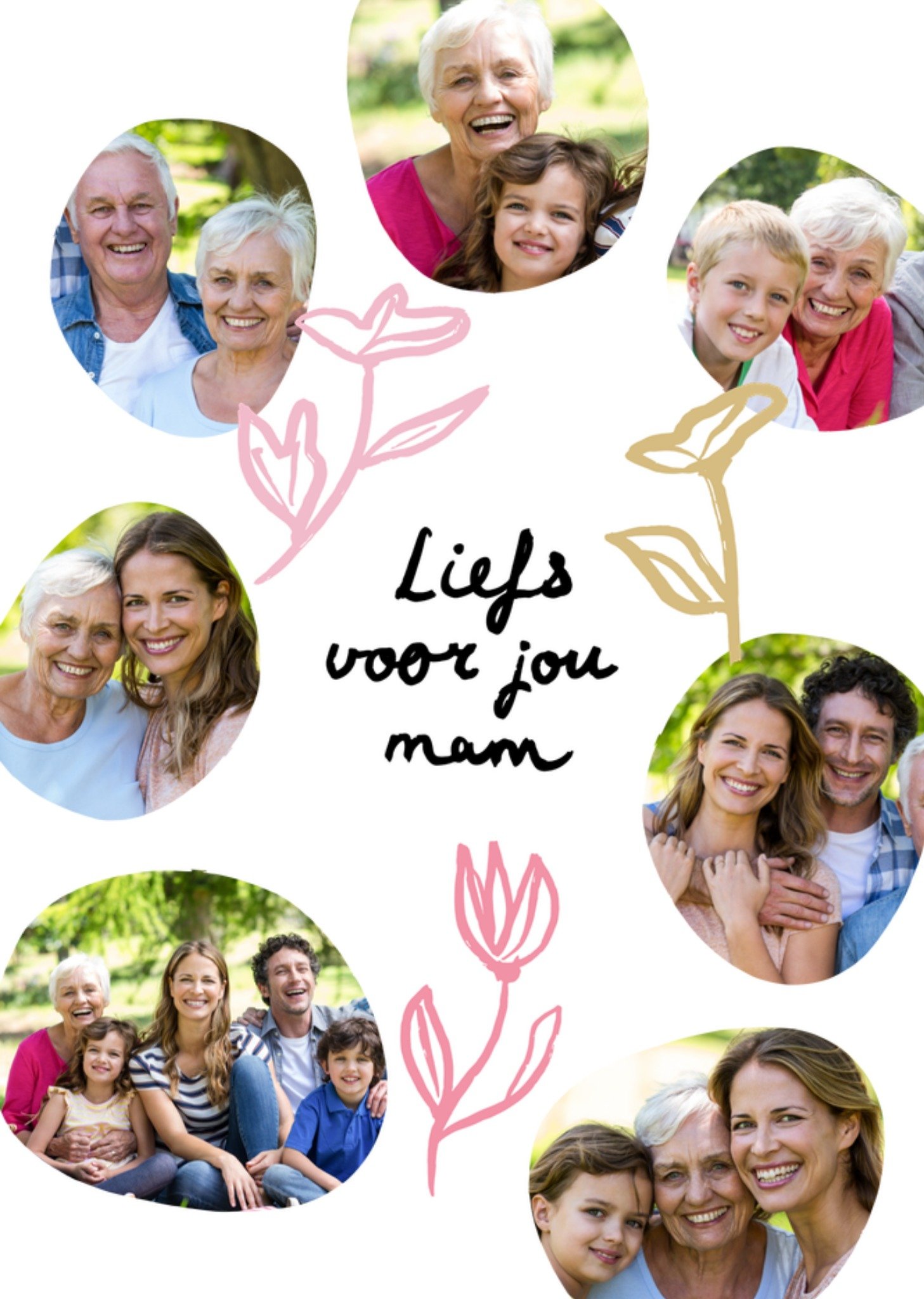 Greetz Moederdagkaart Liefs voor jou mam Fotokaart Standard Card