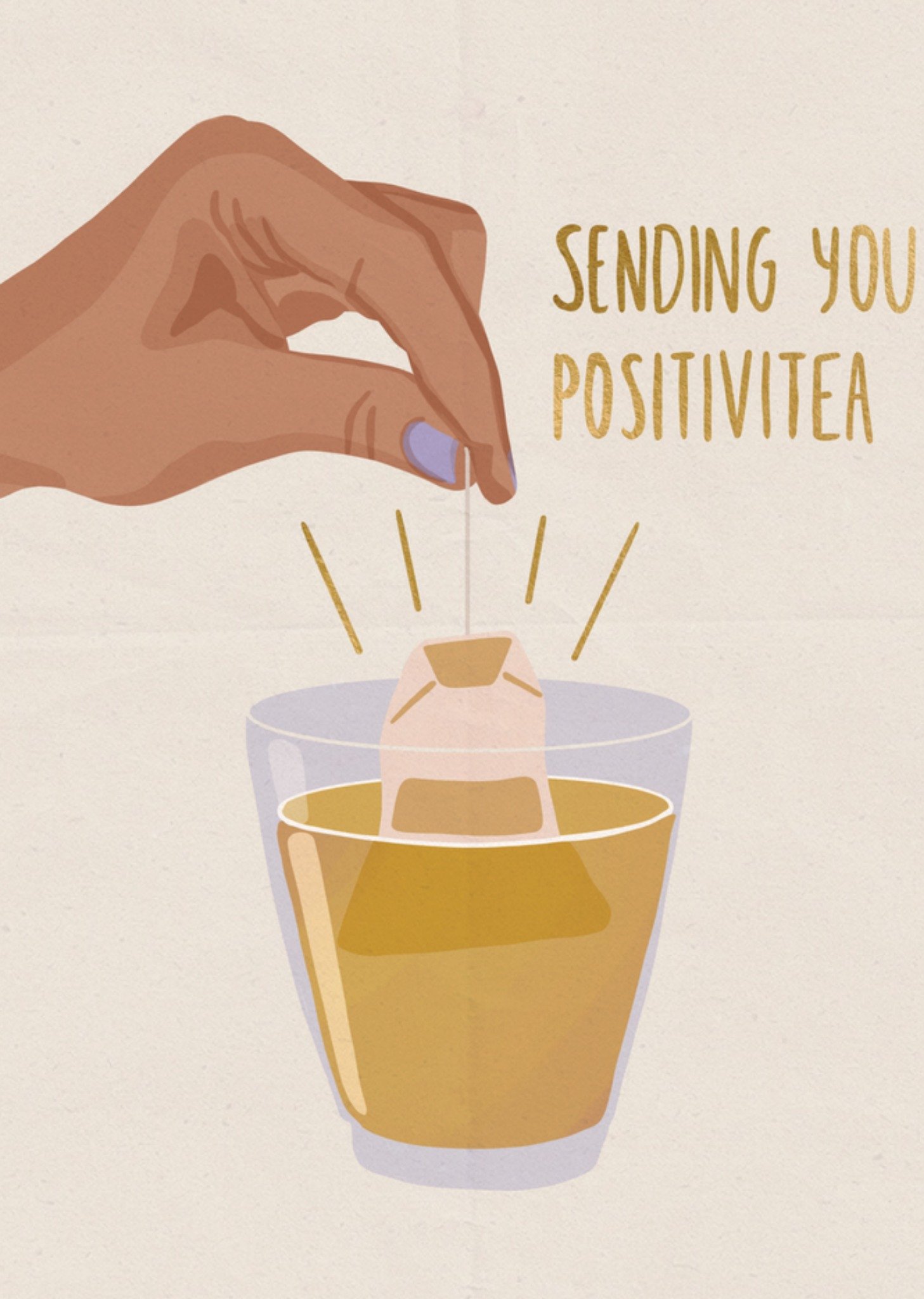 Denken aan Positivitea Greetz