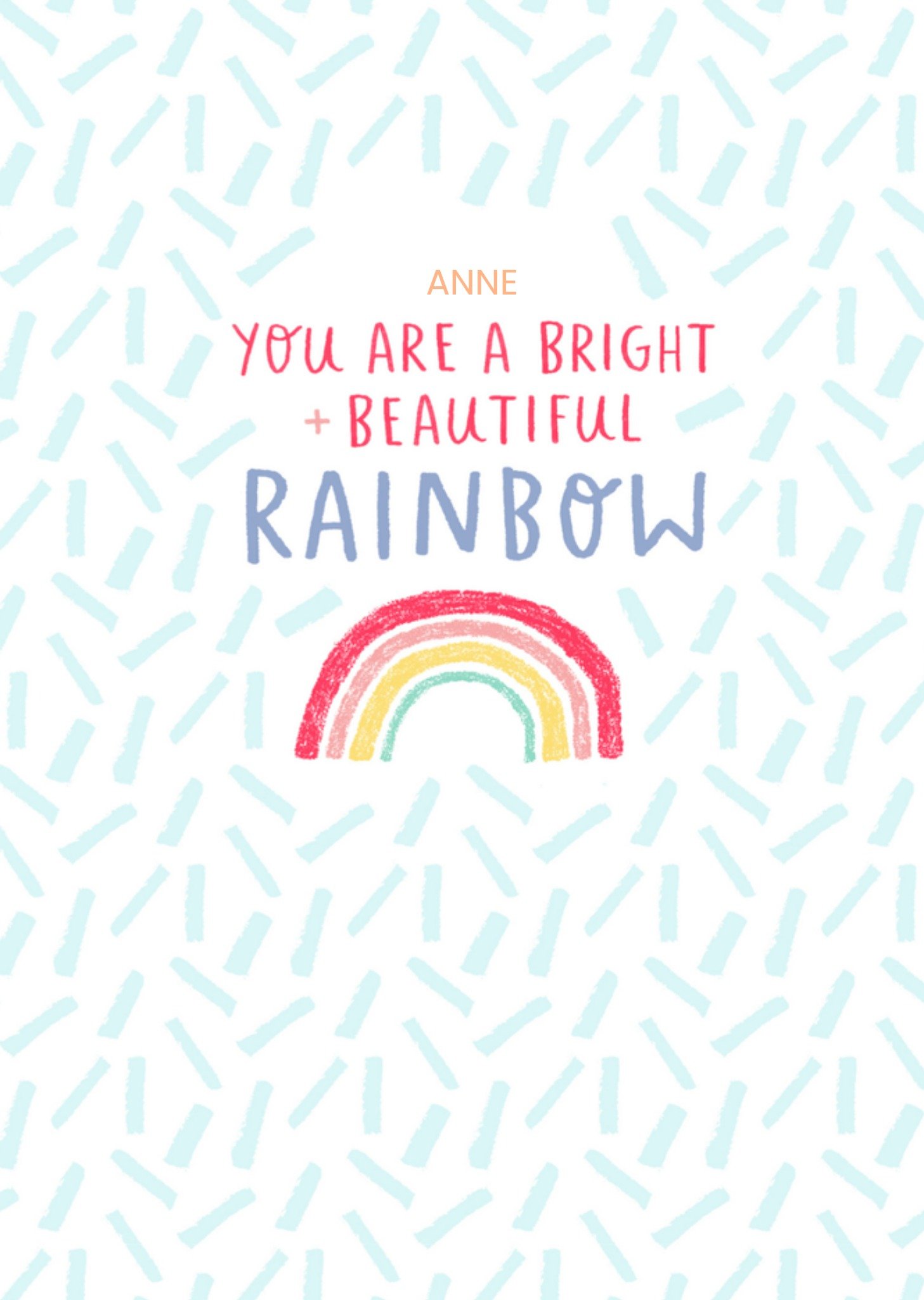 Pride kaart Illustratie met naam Kaart Greetz