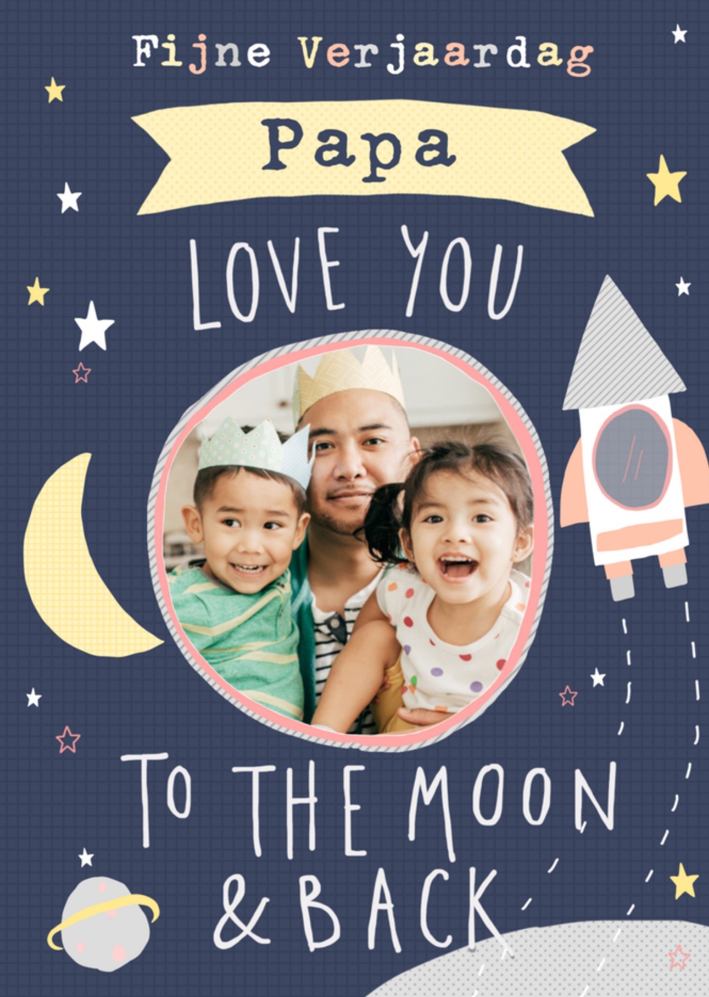 Verjaardagskaart fotokaart papa Greetz