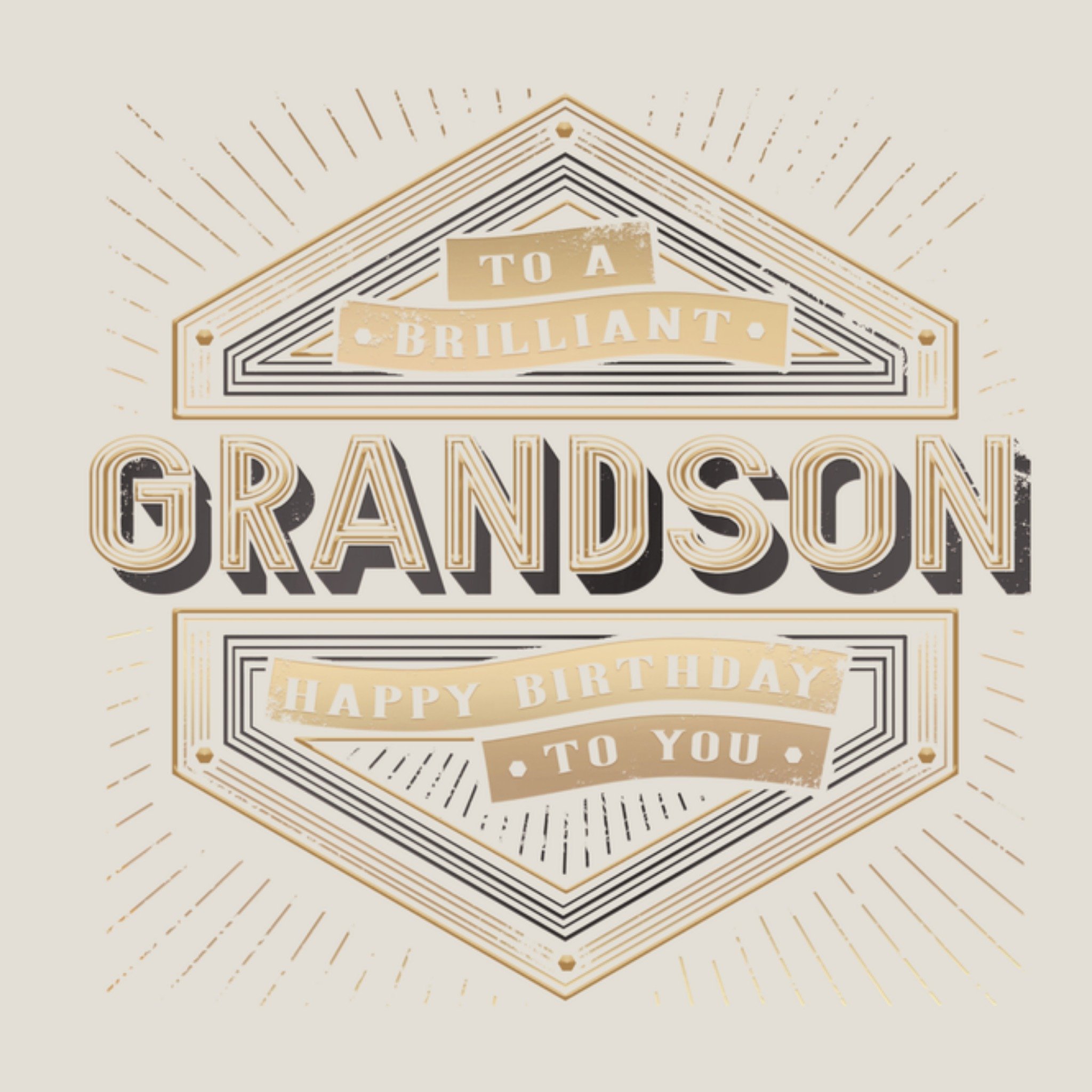 HotchPotch Verjaardagskaart kleinzoon Vierkante Kaart Hotchpotch