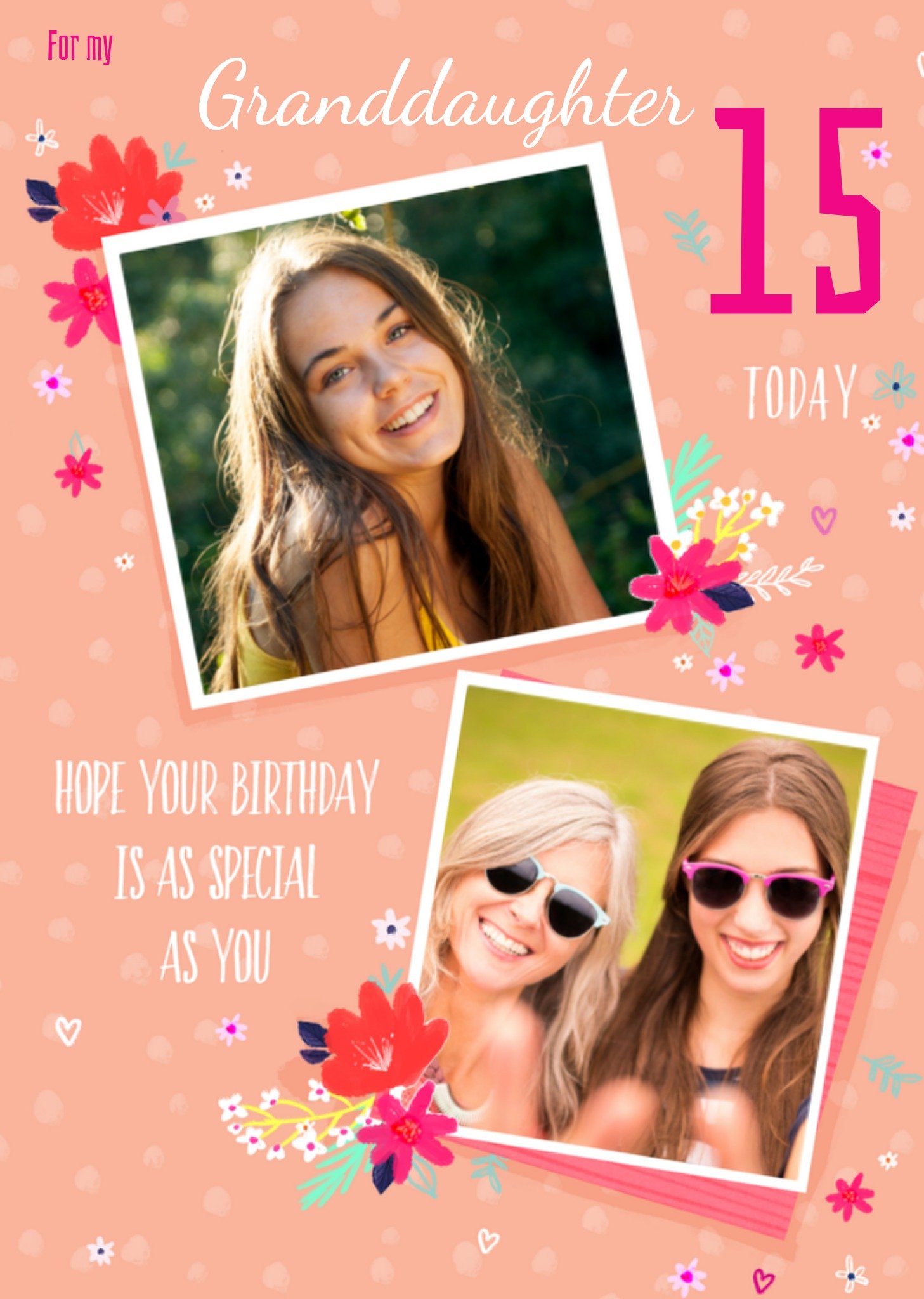 Verjaardag Vrolijk Bloemen Kaart Greetz