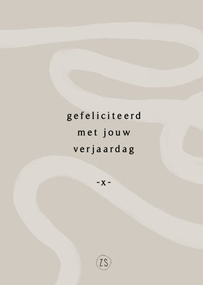 Zusss | Verjaardagskaart | Voor haar