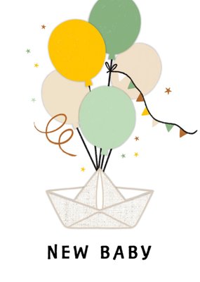 Marieke Witke | Geboortekaart | Ballonnen