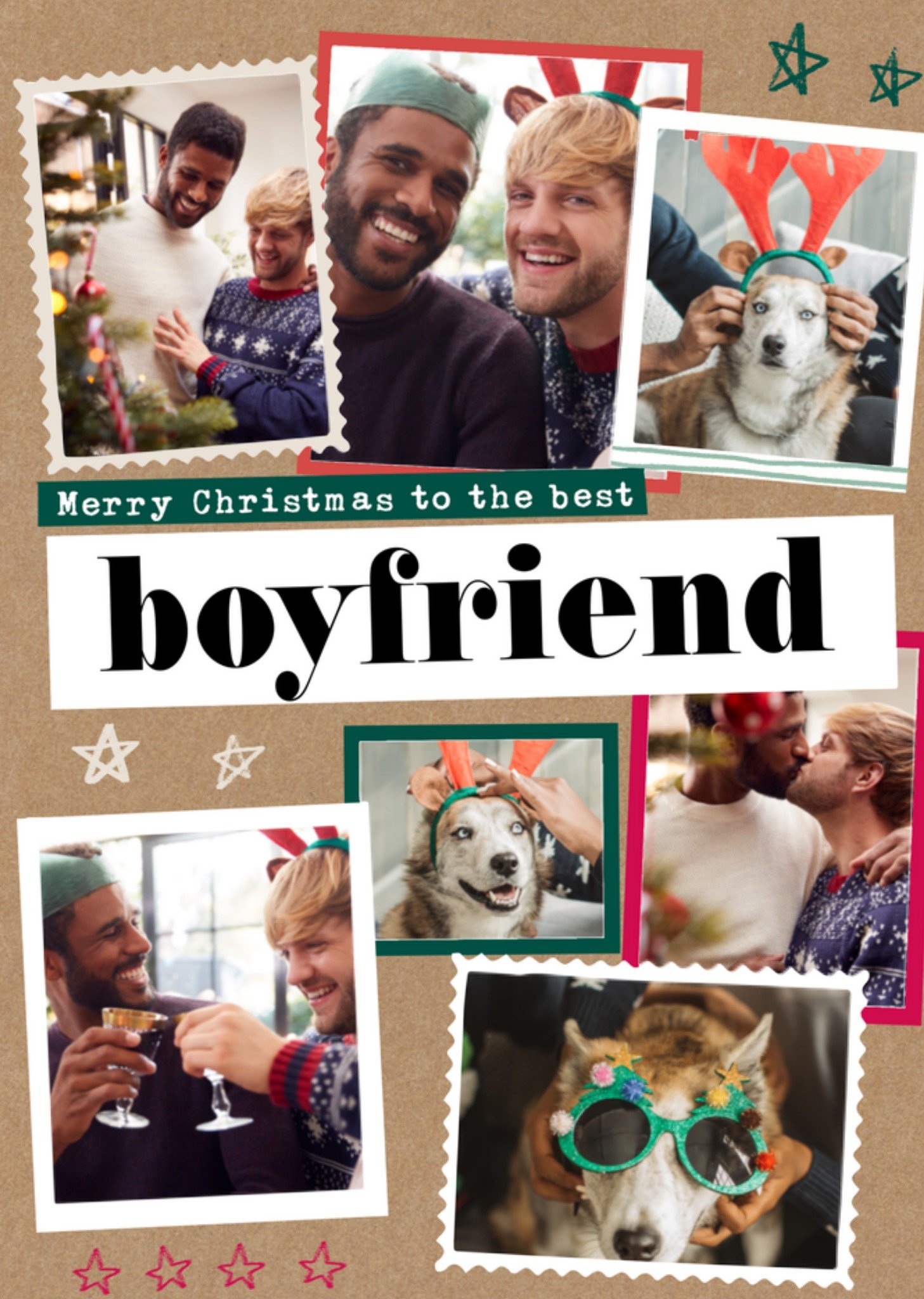 Kerstkaart Vriend Foto Greetz